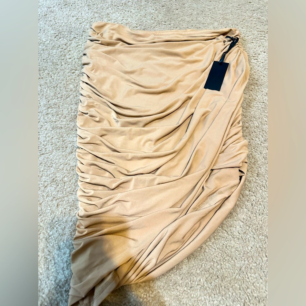 XL beige elastic Hours skirt